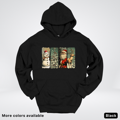 Classic Christmas Strip Art - Hoodie