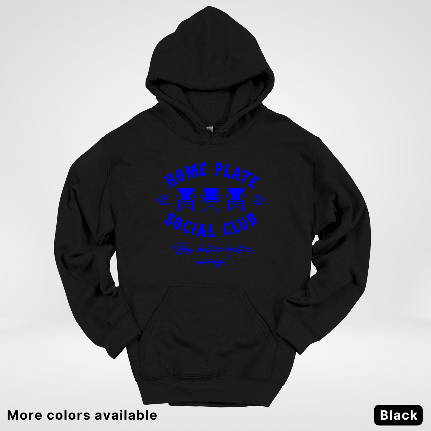 Home Plate Social Club – Blue Design - Hoodie