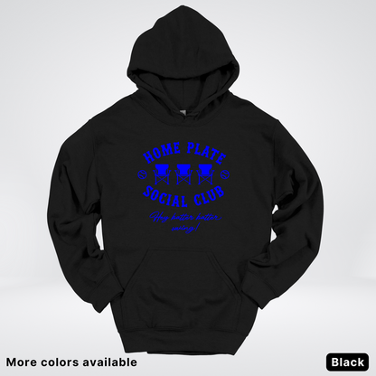 Home Plate Social Club – Blue Design - Hoodie