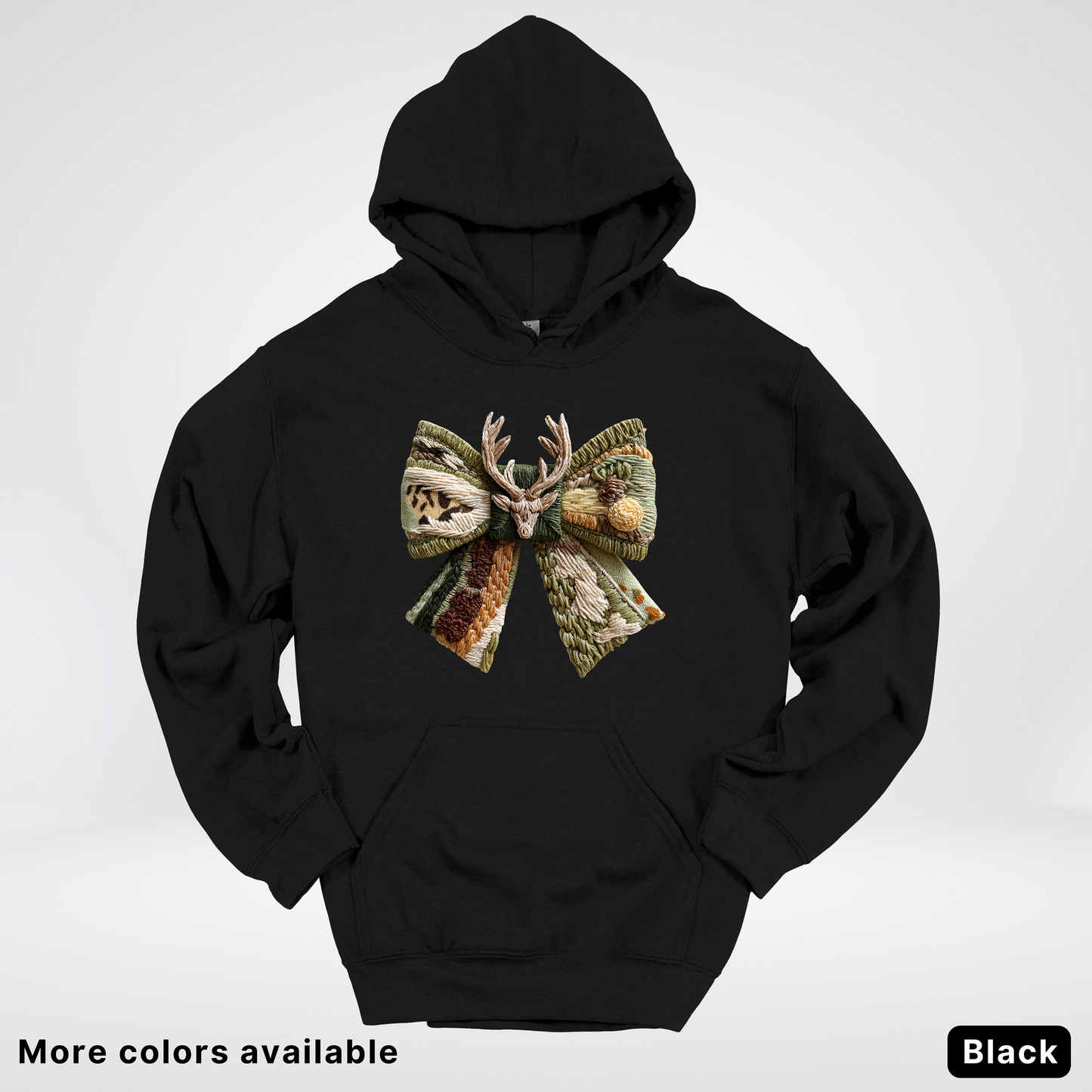 Hook Yard Faux Rustic Antler Bow - Hoodie