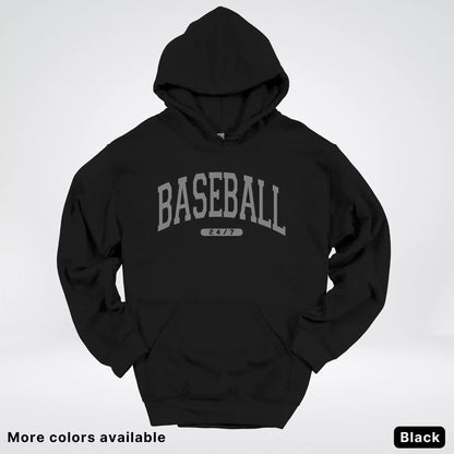 Baseball 24/7 – Gray Design - Hoodie
