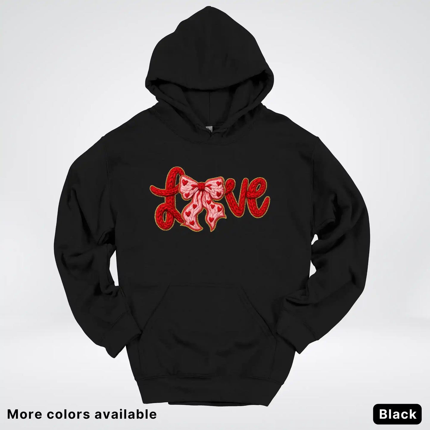 Love Bow Hook Yard Faux - Hoodie