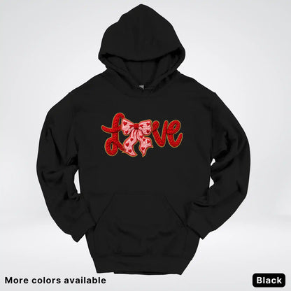 Love Bow Hook Yard Faux - Hoodie