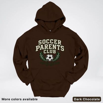 Soccer Parents Club Faux Embroidery Sideline Hoodie