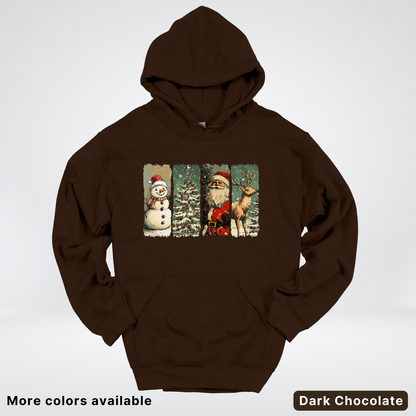 Classic Christmas Strip Art - Hoodie