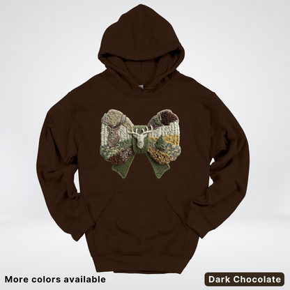 Rocking Horse Holiday Bow – Hook Yard Faux Look - Hoodie