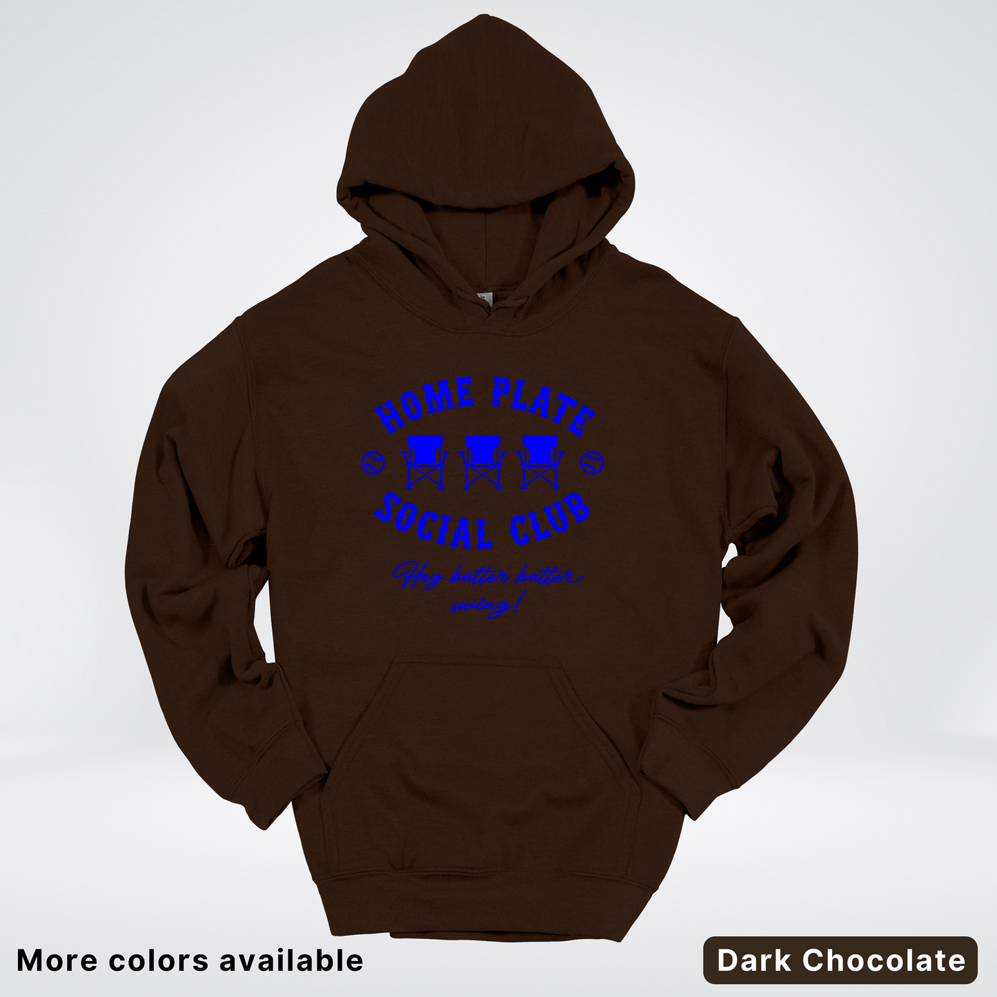 Home Plate Social Club – Blue Design - Hoodie