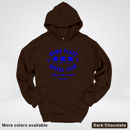 Home Plate Social Club – Blue Design - Hoodie