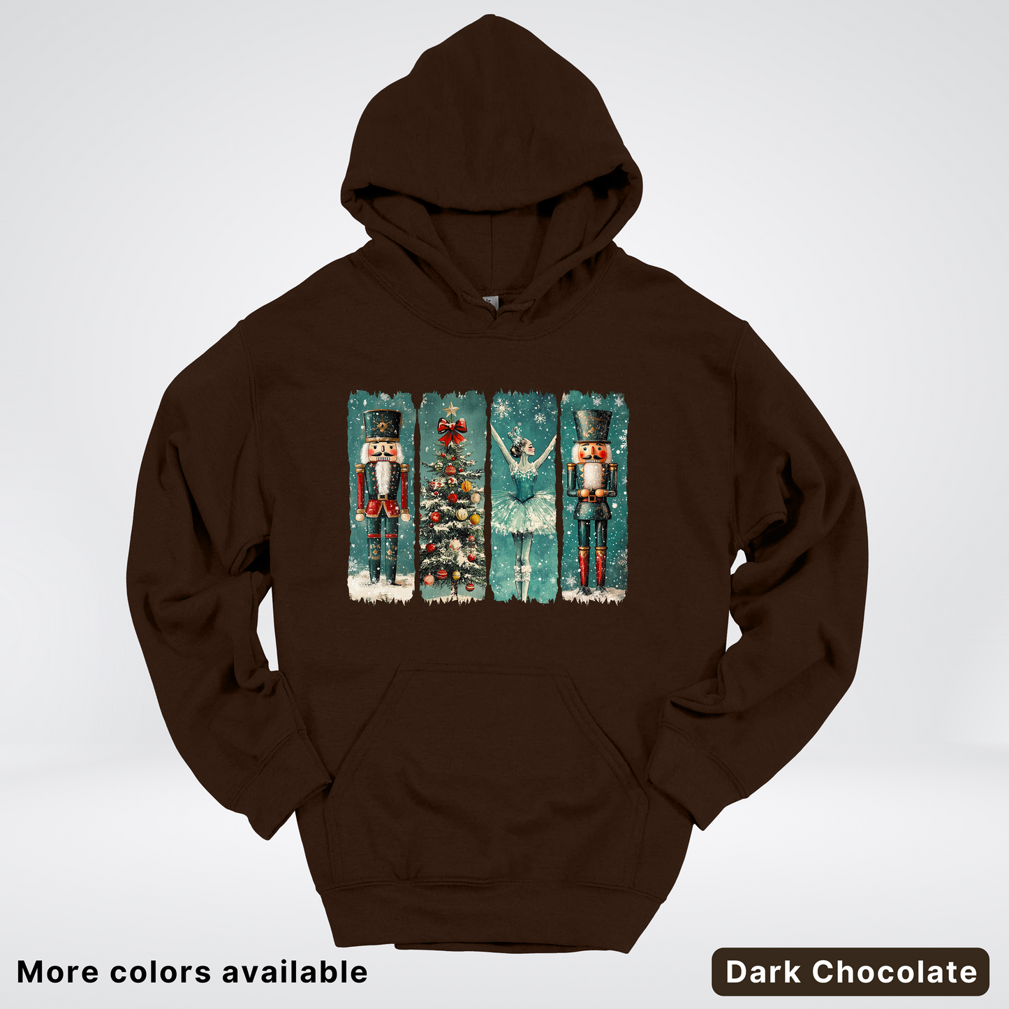 Vintage Nutcracker Ballet Panel - Hoodie