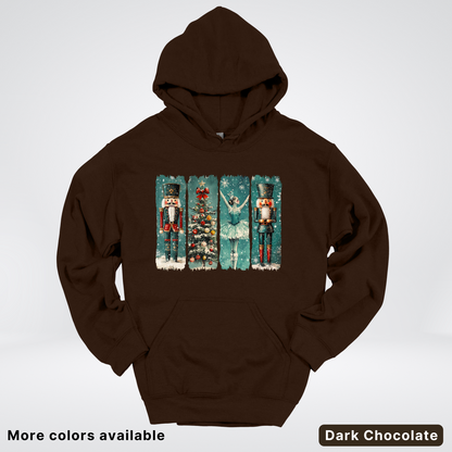 Vintage Nutcracker Ballet Panel - Hoodie