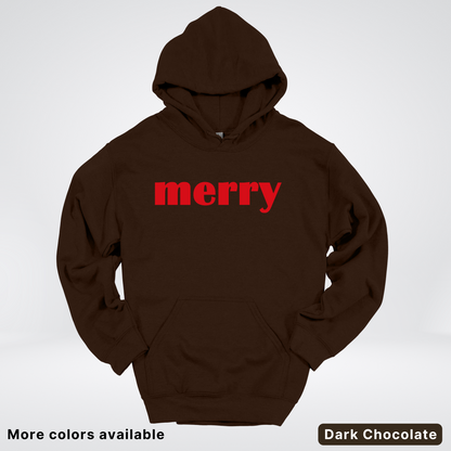 Merry - Red Design - Hoodie