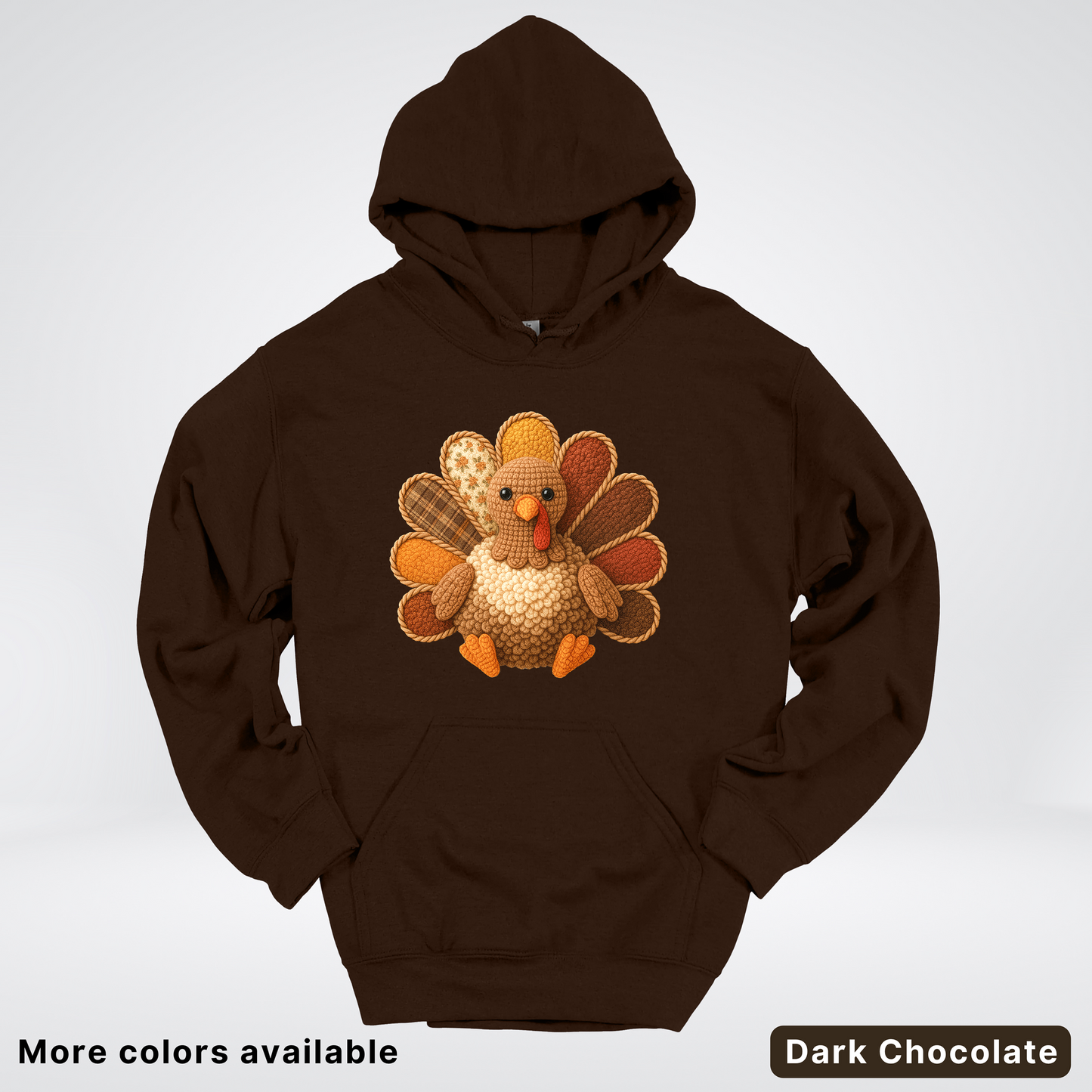 Turkey Crochet Thanksgiving Fall - Hoodie
