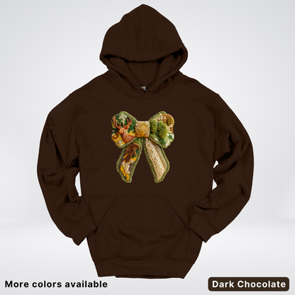 Forest Berry Bow Hook Yard Faux Look - Hoodie