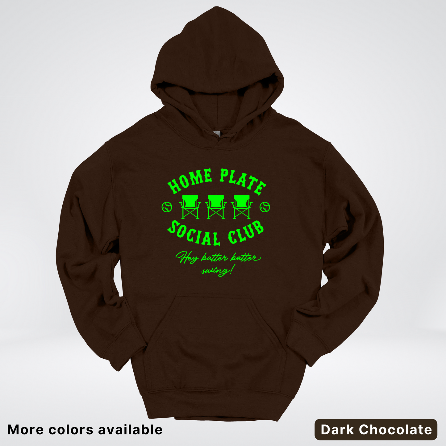 Home Plate Social Club – Green Design - Hoodie