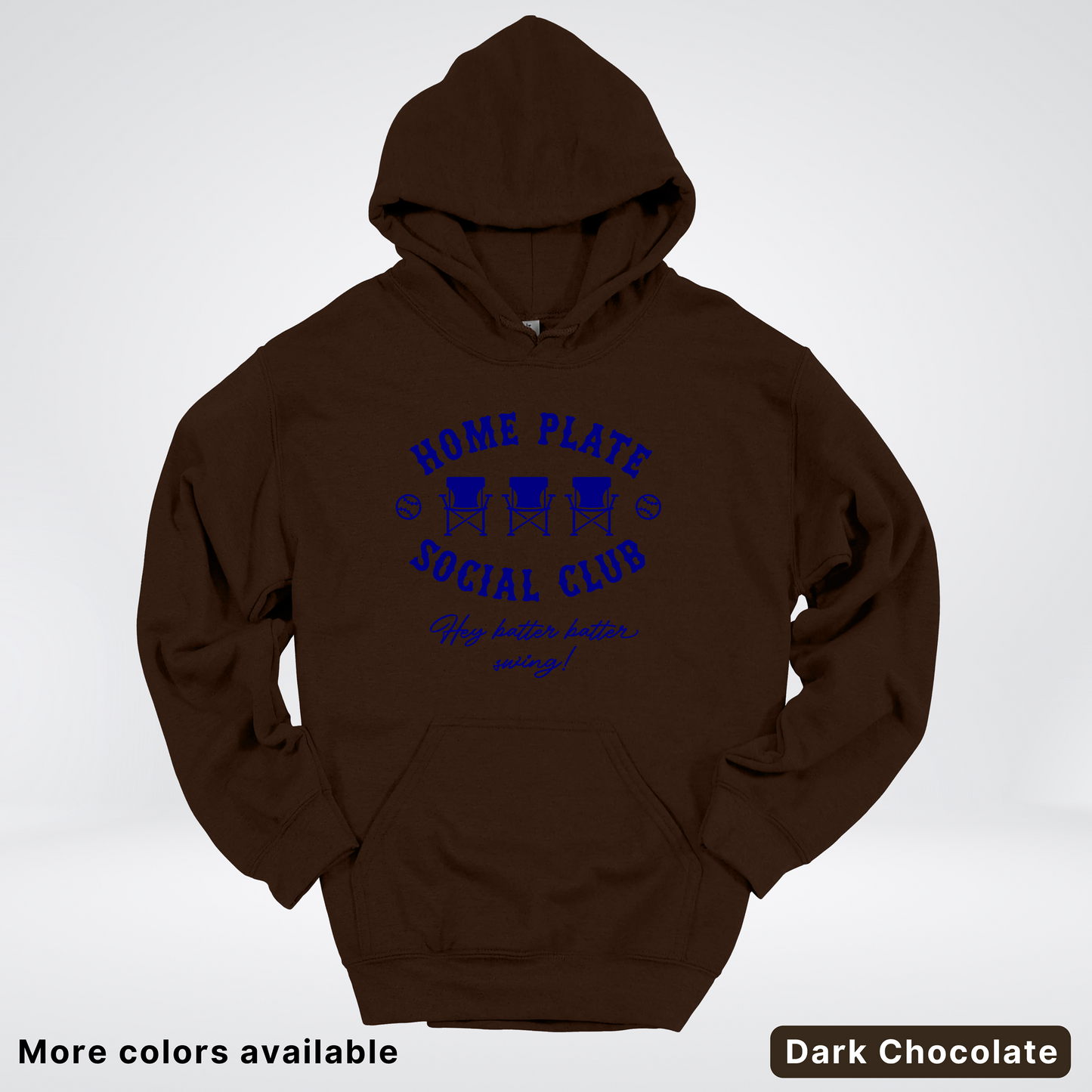 Home Plate Social Club – Navy Design - Hoodie
