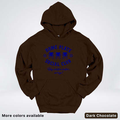 Home Plate Social Club – Navy Design - Hoodie