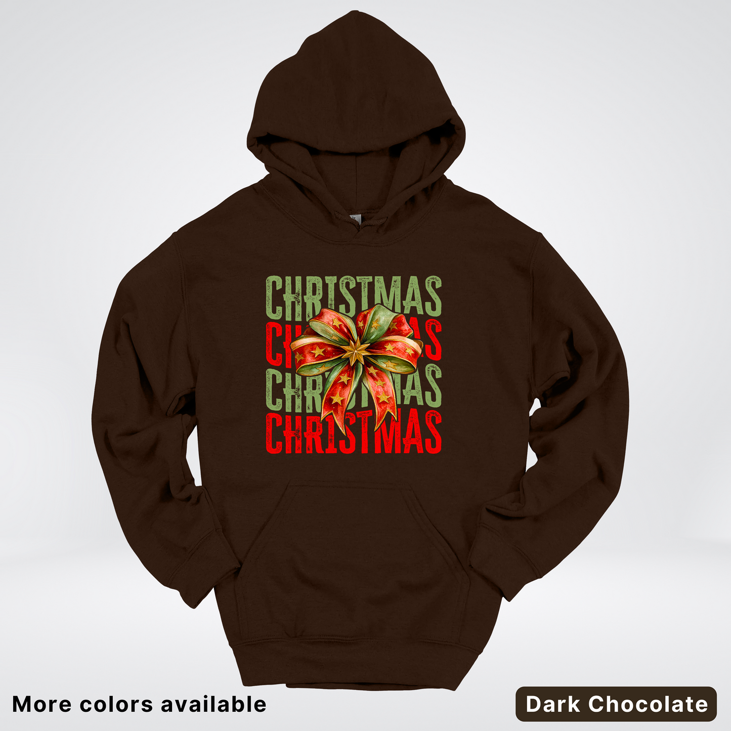Christmas Star Bow - Hoodie
