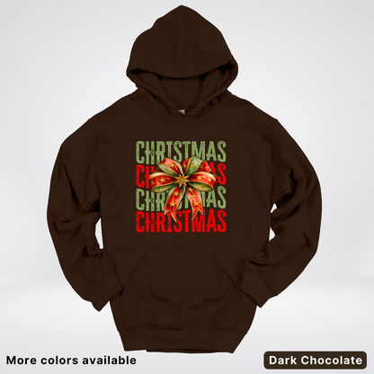 Christmas Star Bow - Hoodie