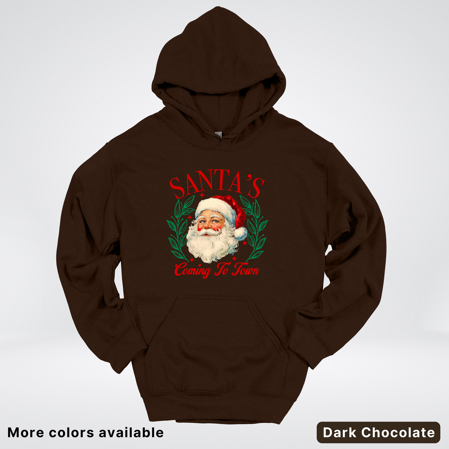 Santa's Coming To Town Hoodie - Hoodie