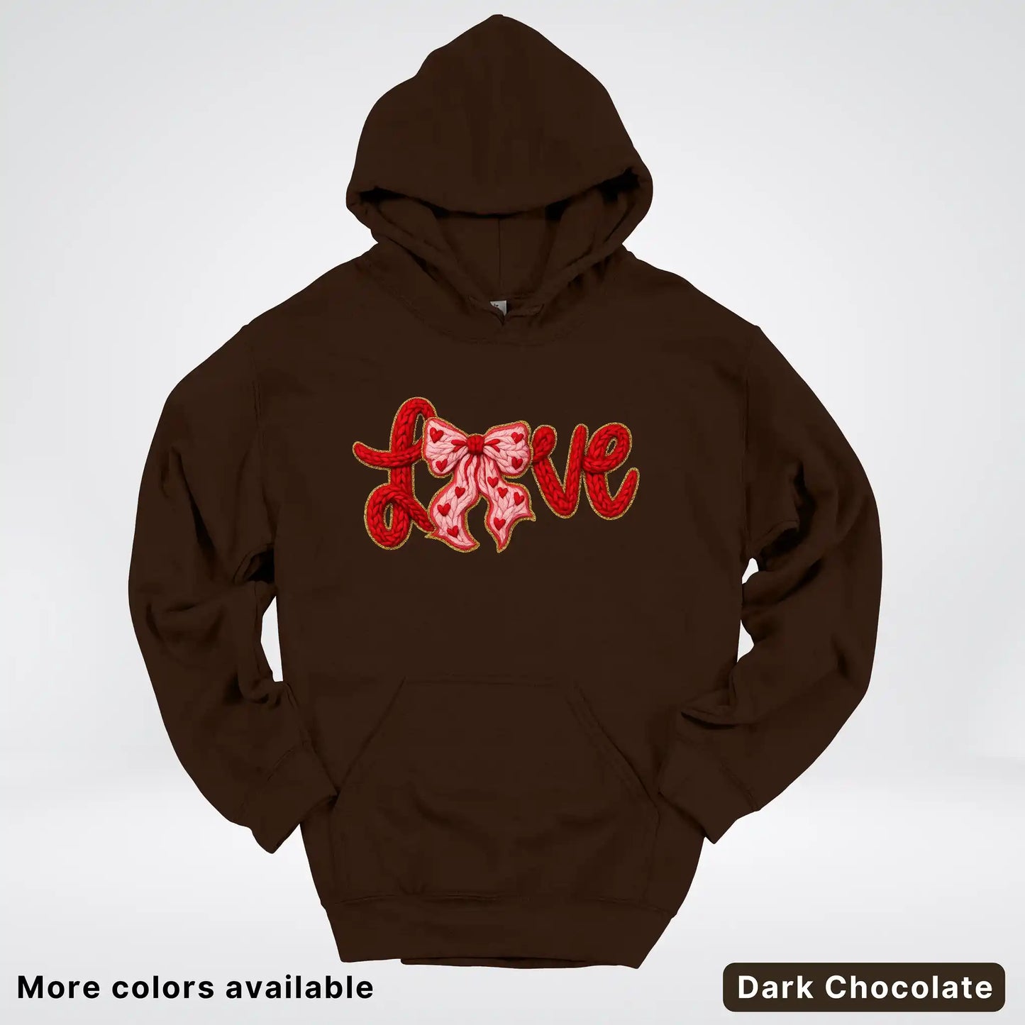 Love Bow Hook Yard Faux - Hoodie