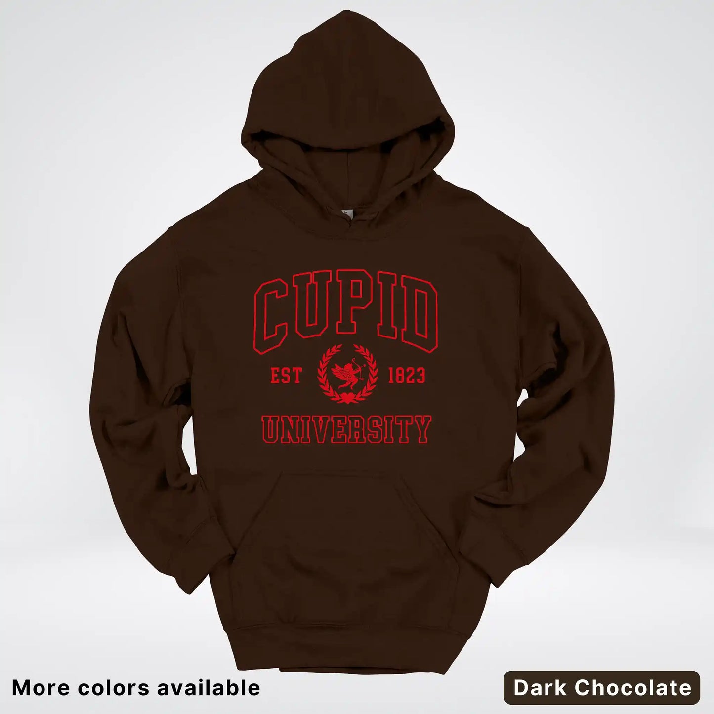 Cupid University Est 1823 - Red Design - Hoodie