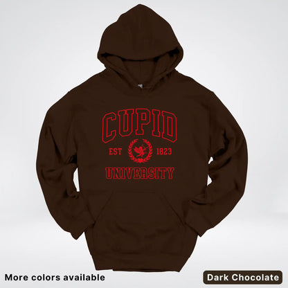 Cupid University Est 1823 - Red Design - Hoodie