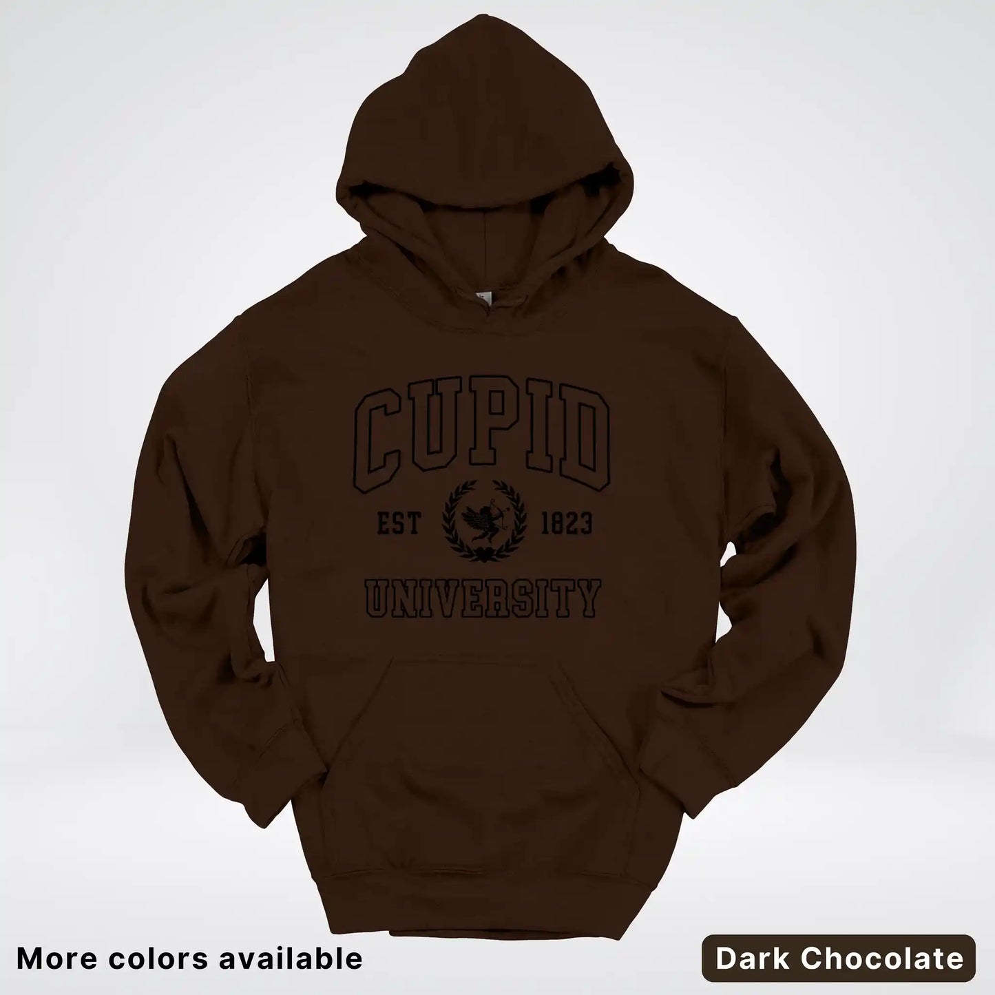 Cupid University Est 1823 - Black Design - Hoodie