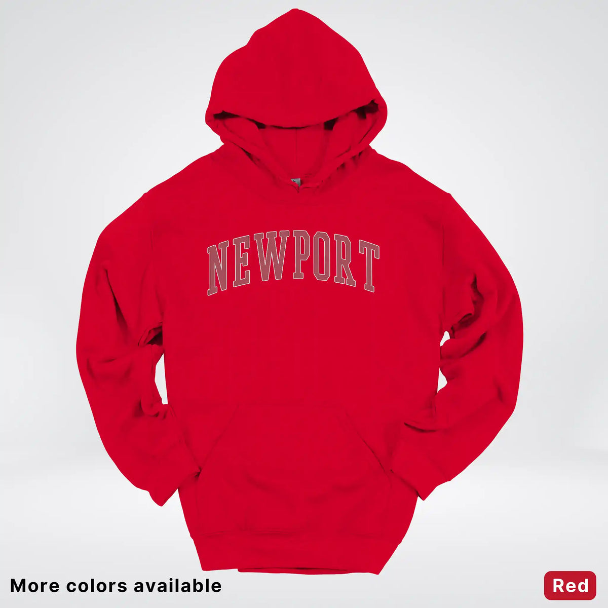 Newport Destination - Red Design - Hoodie