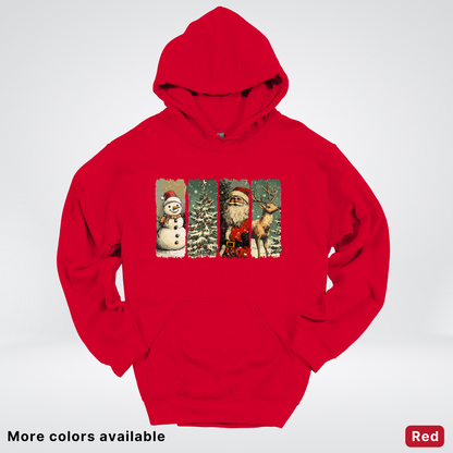 Classic Christmas Strip Art - Hoodie