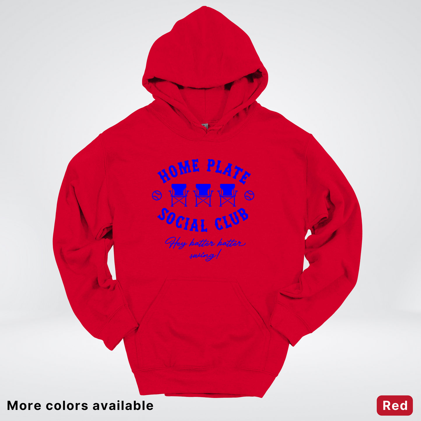 Home Plate Social Club – Blue Design - Hoodie