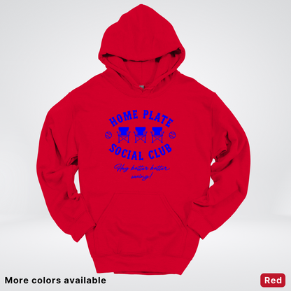 Home Plate Social Club – Blue Design - Hoodie