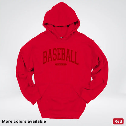 Baseball 24/7 – Maroon Design - Hoodie