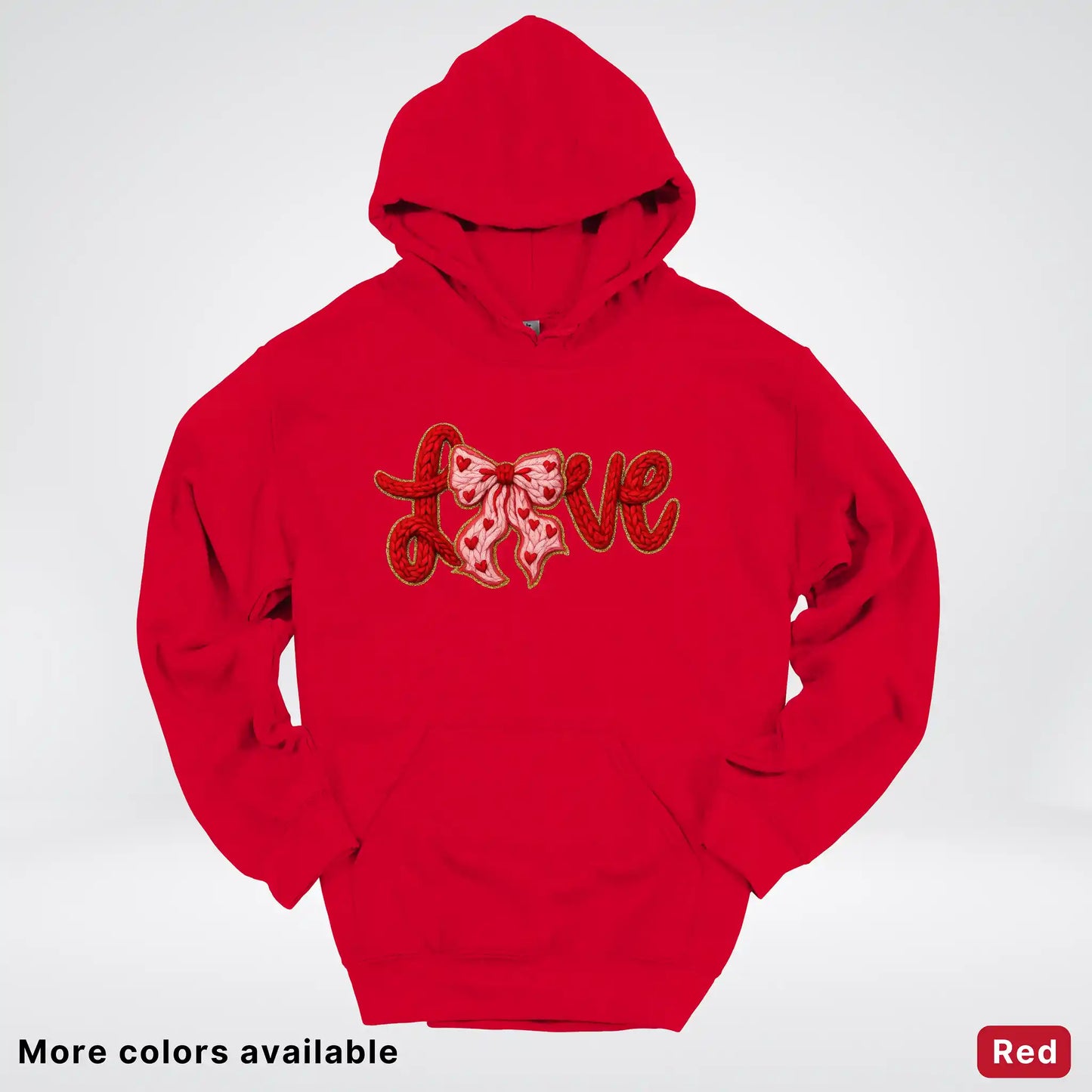 Love Bow Hook Yard Faux - Hoodie