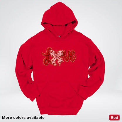 Love Bow Hook Yard Faux - Hoodie