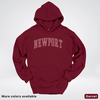 Newport Destination - Red Design - Hoodie