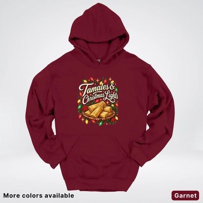 Tamales & Christmas Lights Hoodie