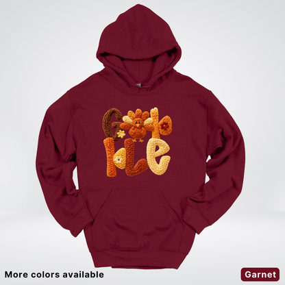 Gobble Crochet Turkey - Hoodie