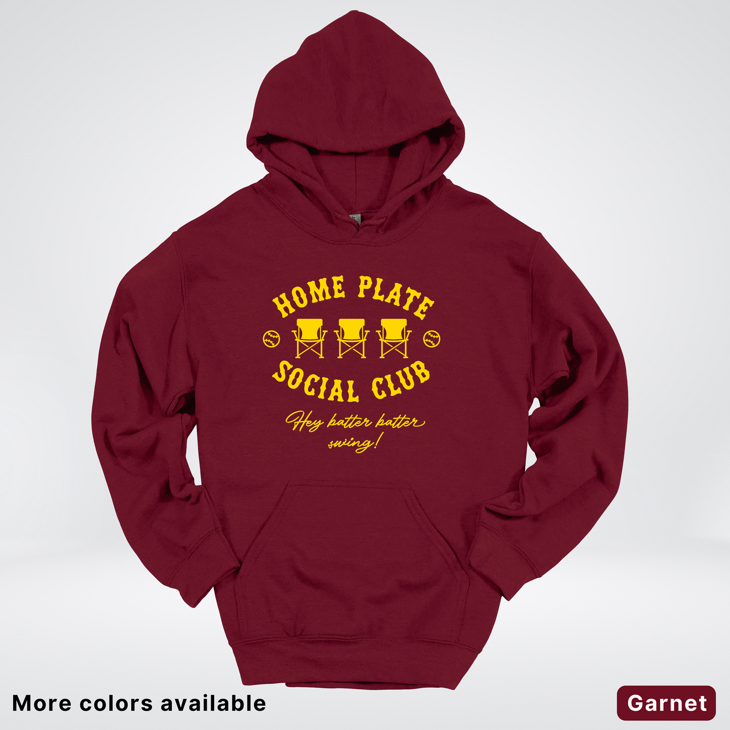 Home Plate Social Club – Gold Design - Hoodie