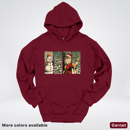 Classic Christmas Strip Art - Hoodie