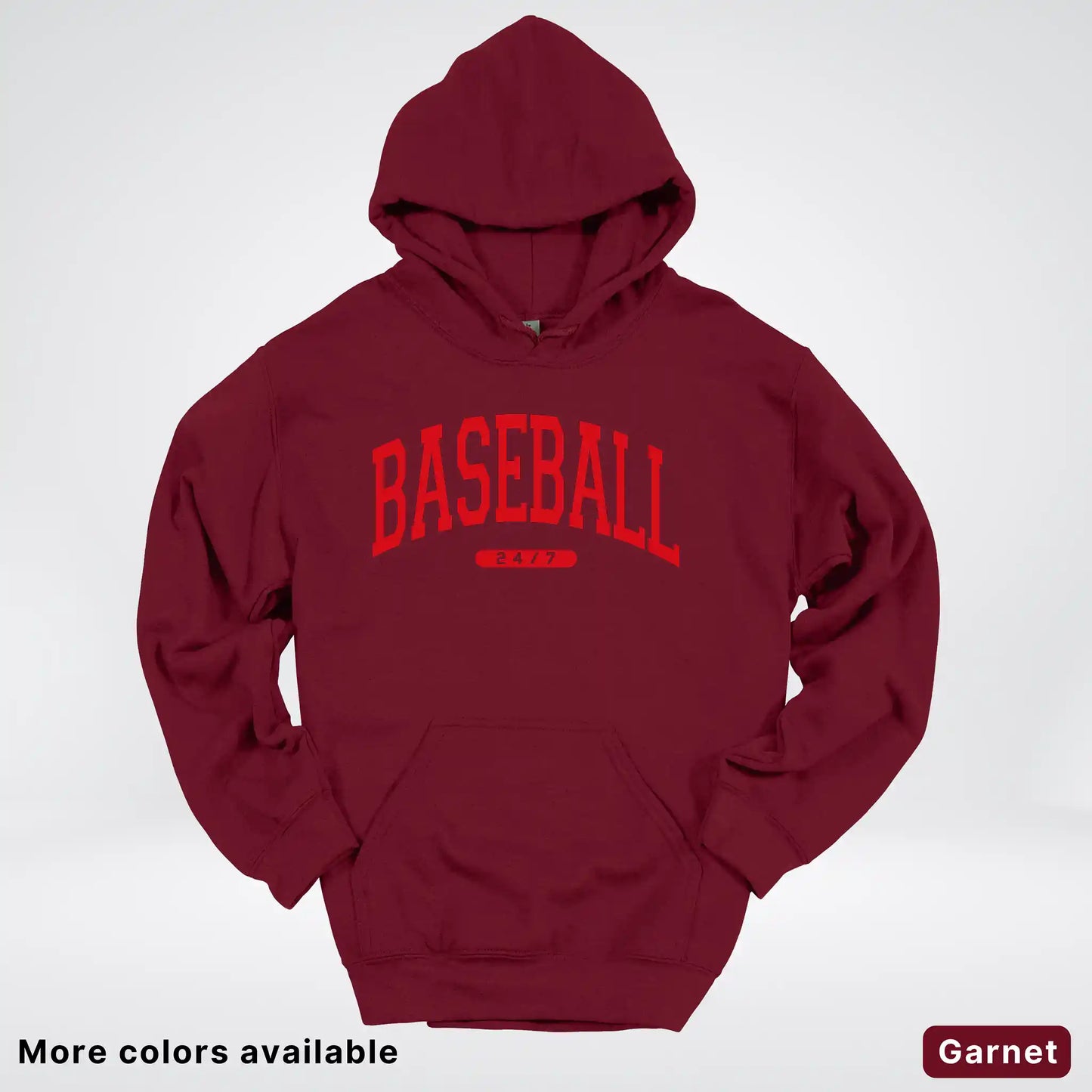 Baseball 24/7 – Red Design - Hoodie