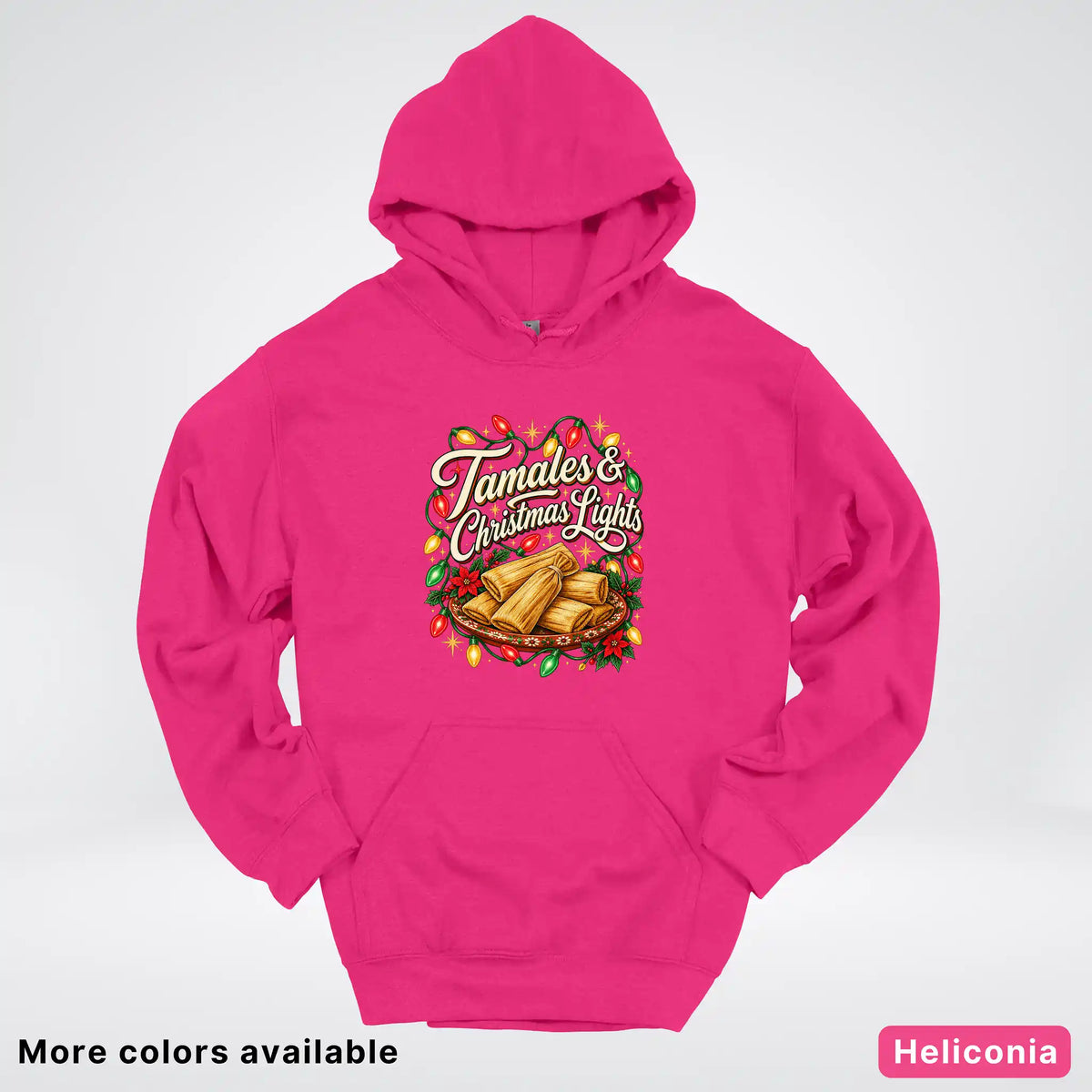 Tamales & Christmas Lights Hoodie
