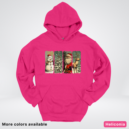 Classic Christmas Strip Art - Hoodie