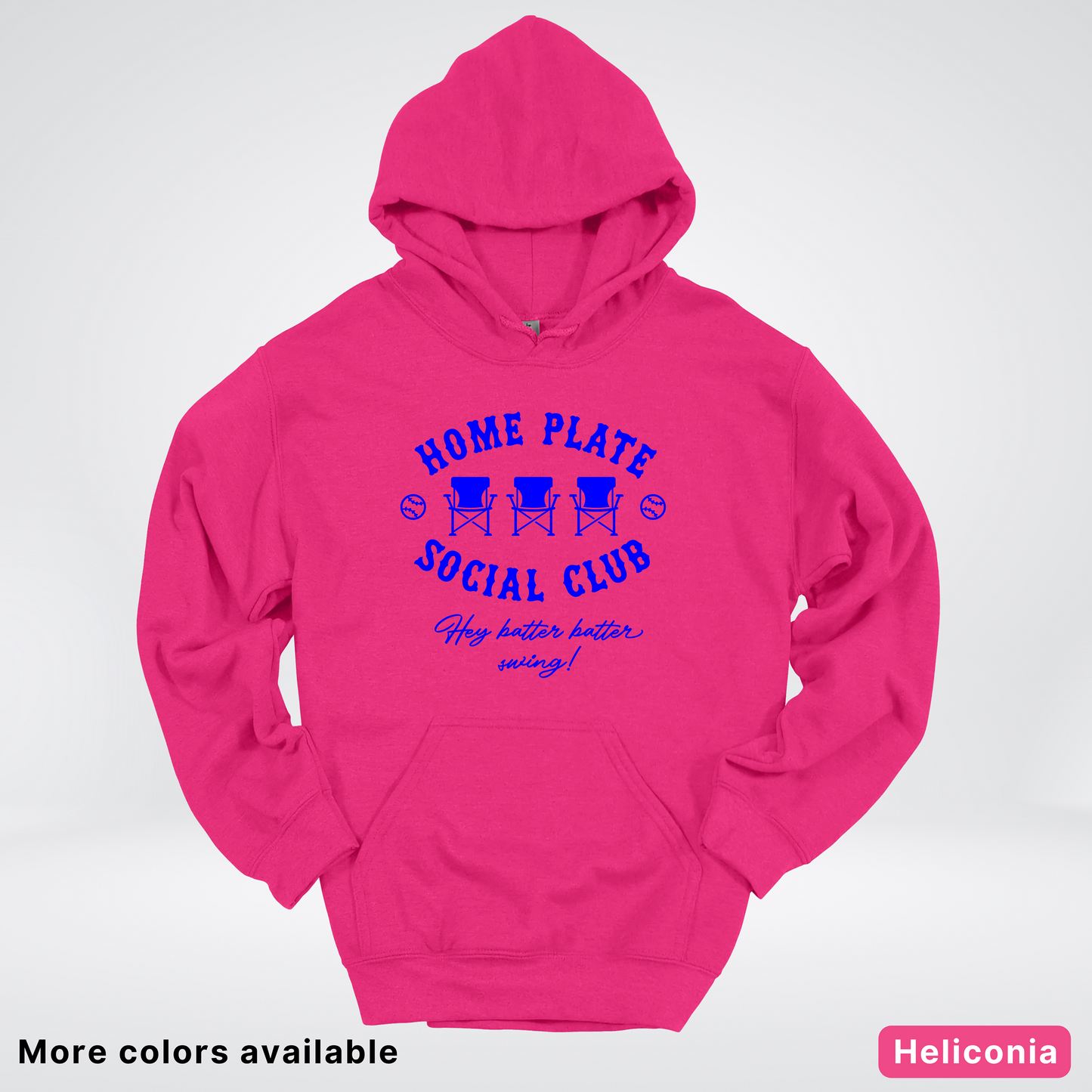 Home Plate Social Club – Blue Design - Hoodie