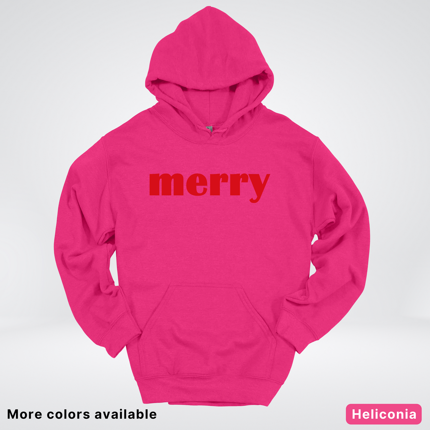 Merry - Red Design - Hoodie