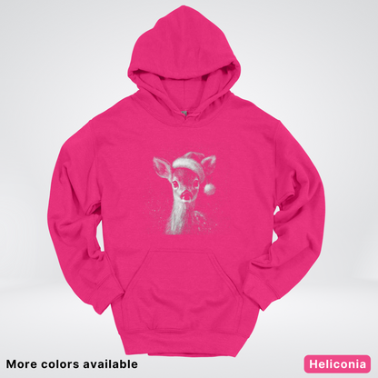 Vintage Christmas Deer - Hoodie