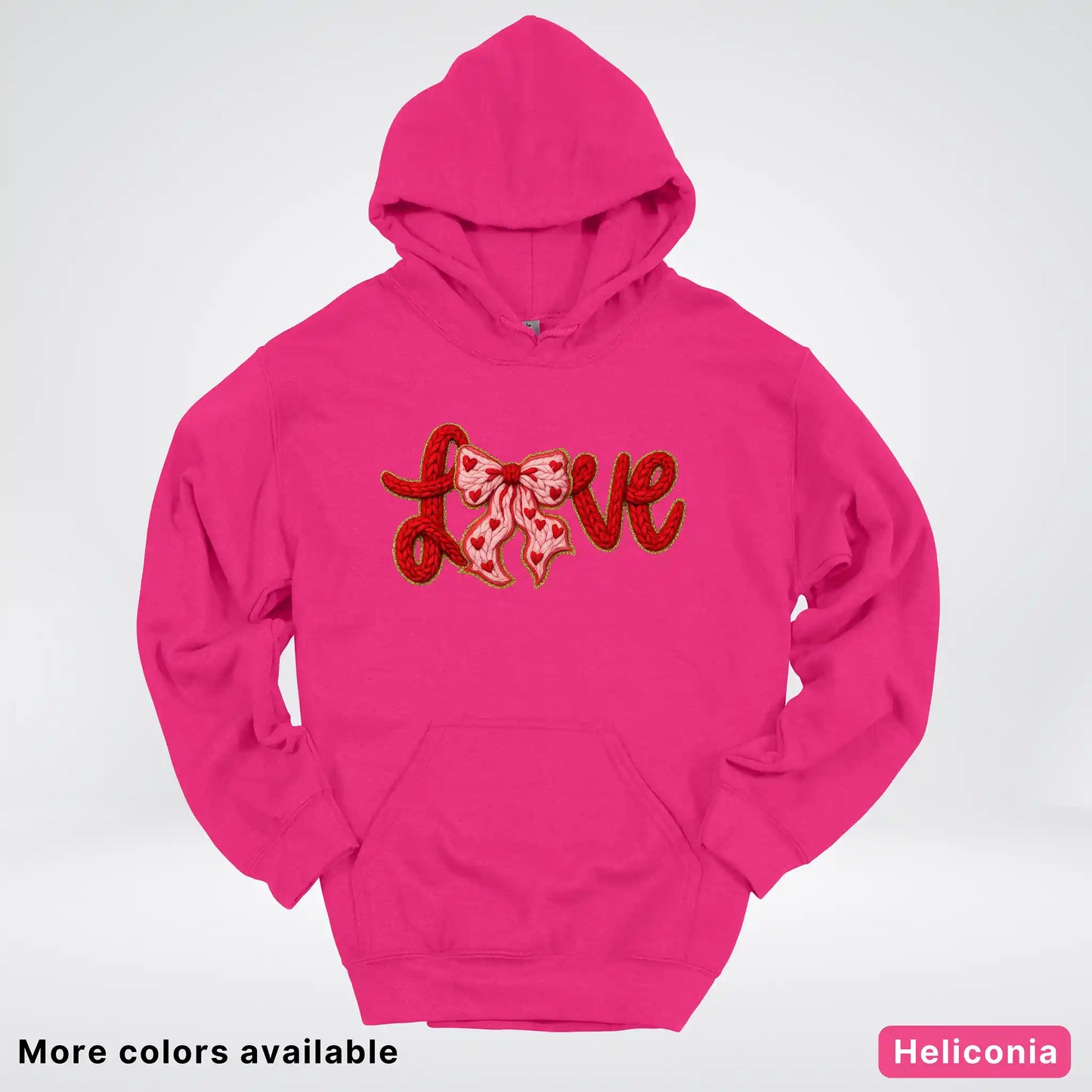 Love Bow Hook Yard Faux - Hoodie