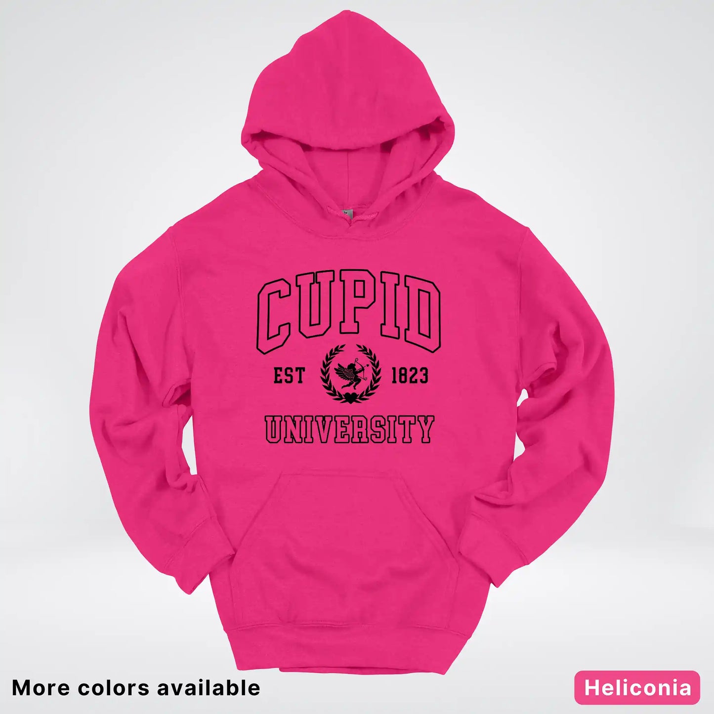 Cupid University Est 1823 - Black Design - Hoodie