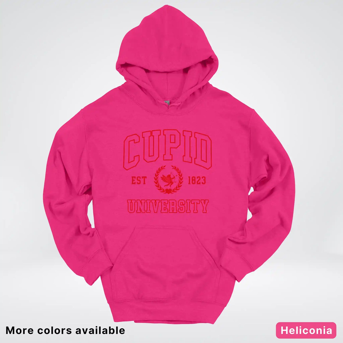 Cupid University Est 1823 - Red Design - Hoodie