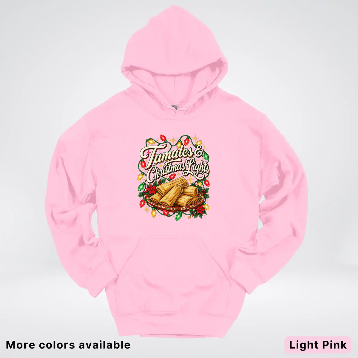 Tamales & Christmas Lights Hoodie