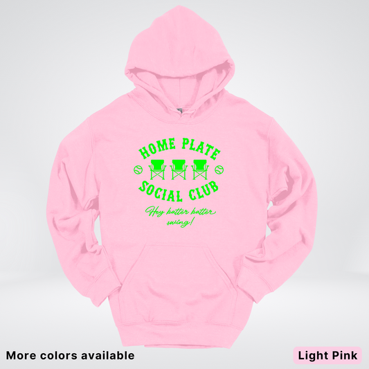 Home Plate Social Club – Green Design - Hoodie